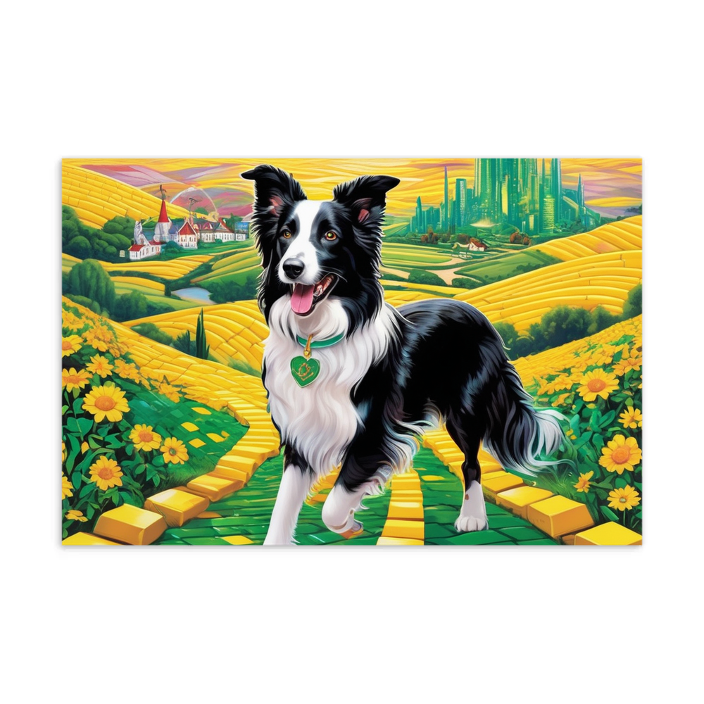 PugMug Custom Border Collie Postcard