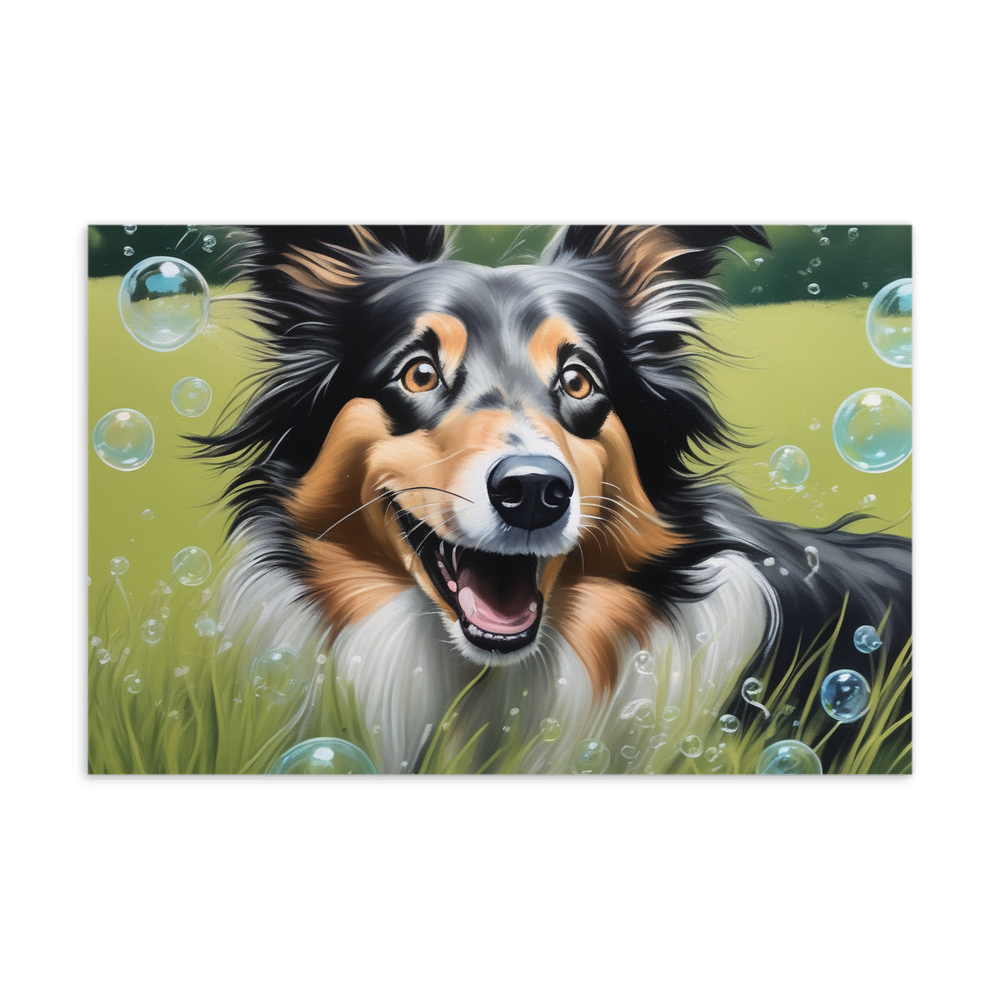 PugMug Custom Collie Postcard