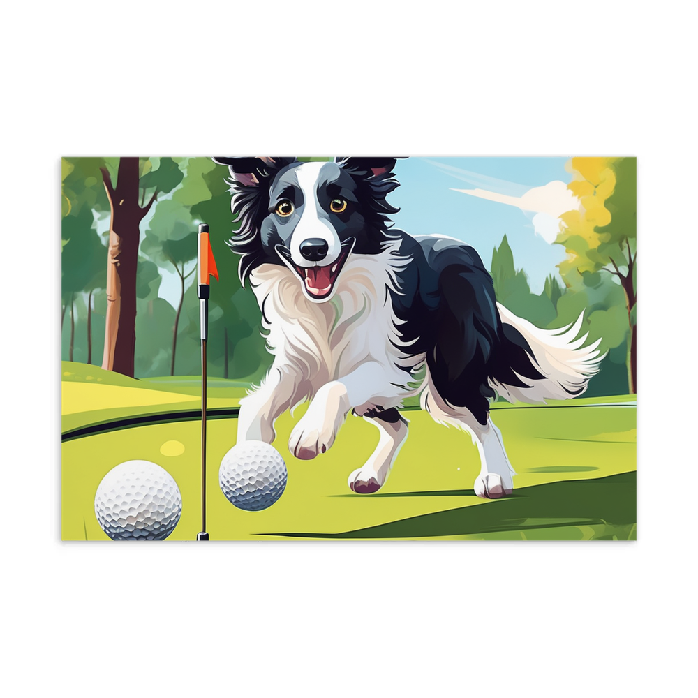 PugMug Custom Border Collie Postcard