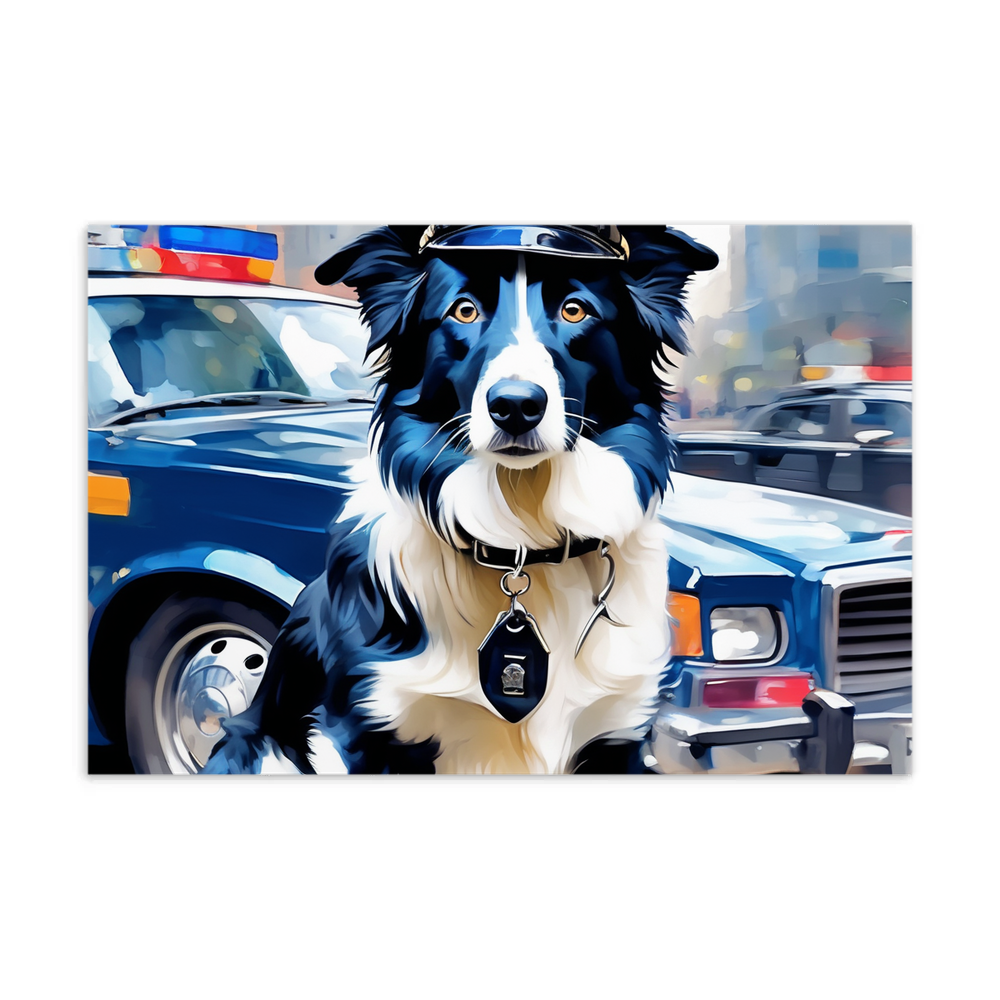 PugMug Custom Border Collie Postcard