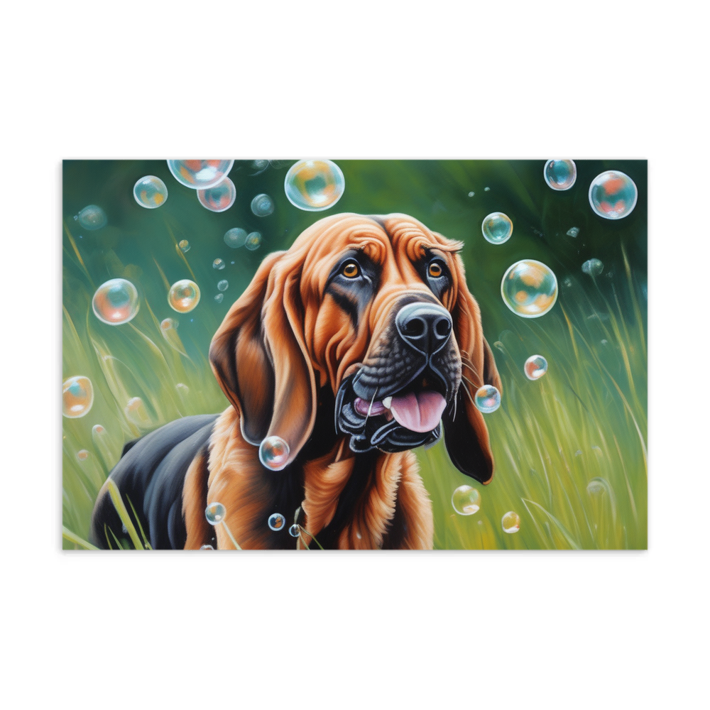PugMug Custom Bloodhound Postcard