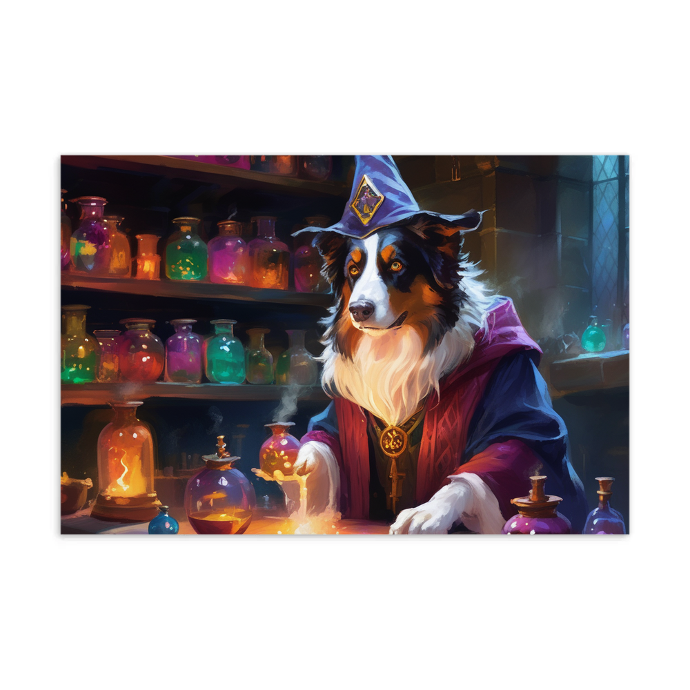 PugMug Custom Miniature American Shepherd Postcard