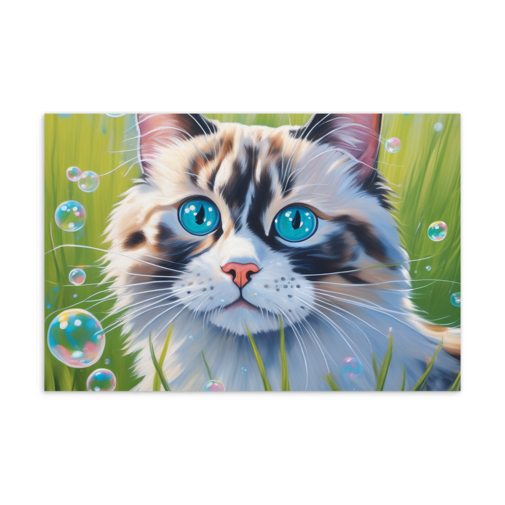 PugMug Custom Tabby Ragdoll Cat Postcard