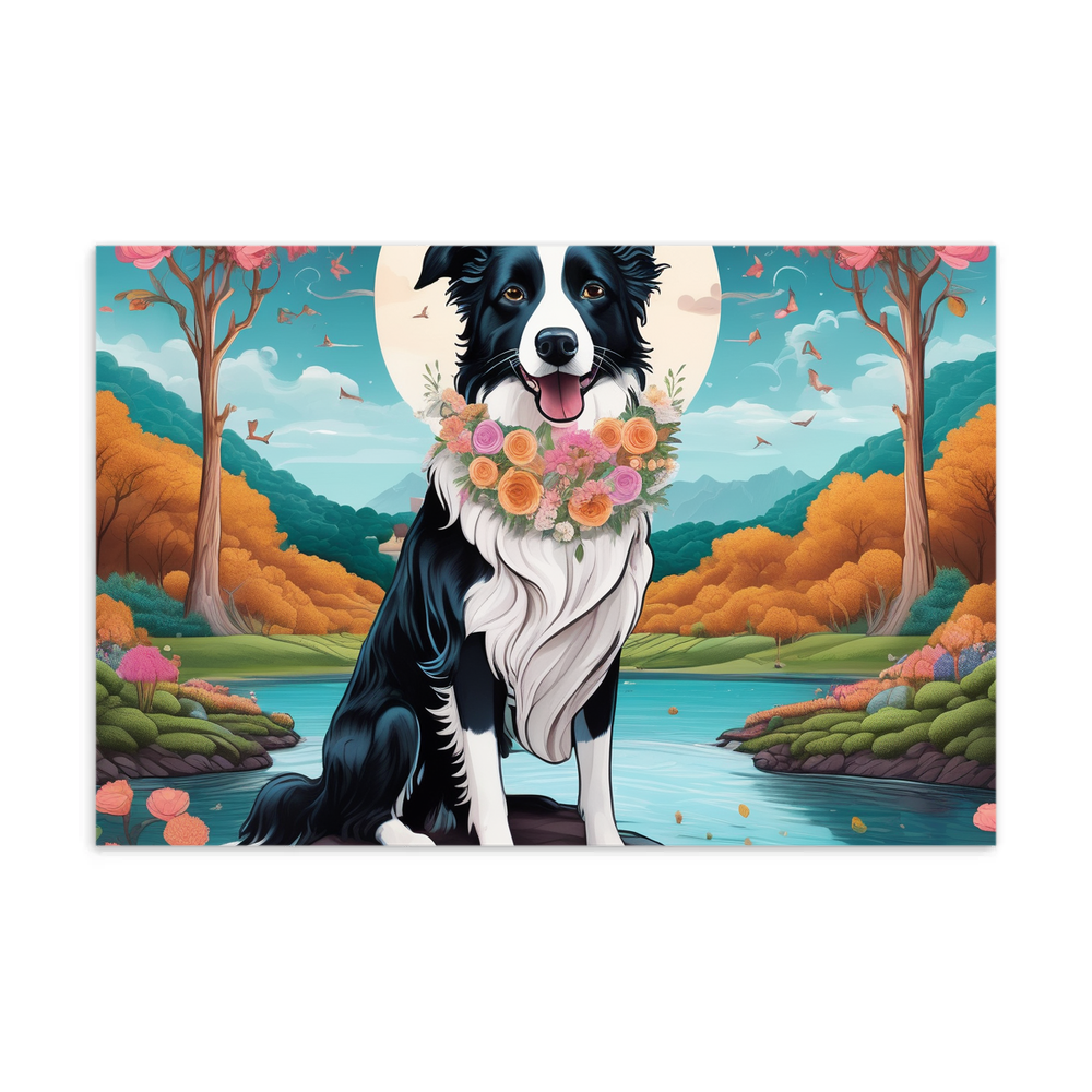 PugMug Custom Border Collie Postcard