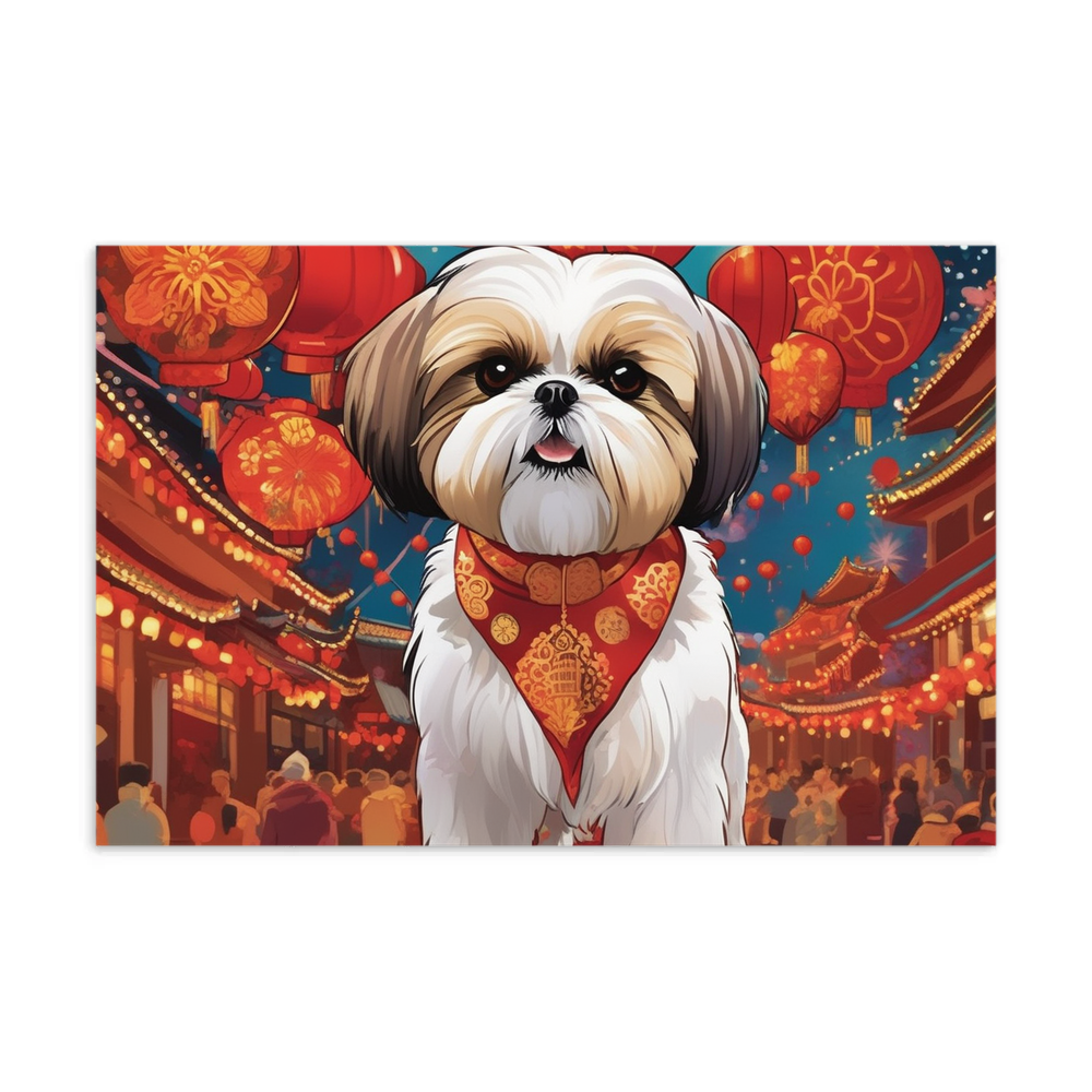 PugMug Custom Shih Tzu Postcard