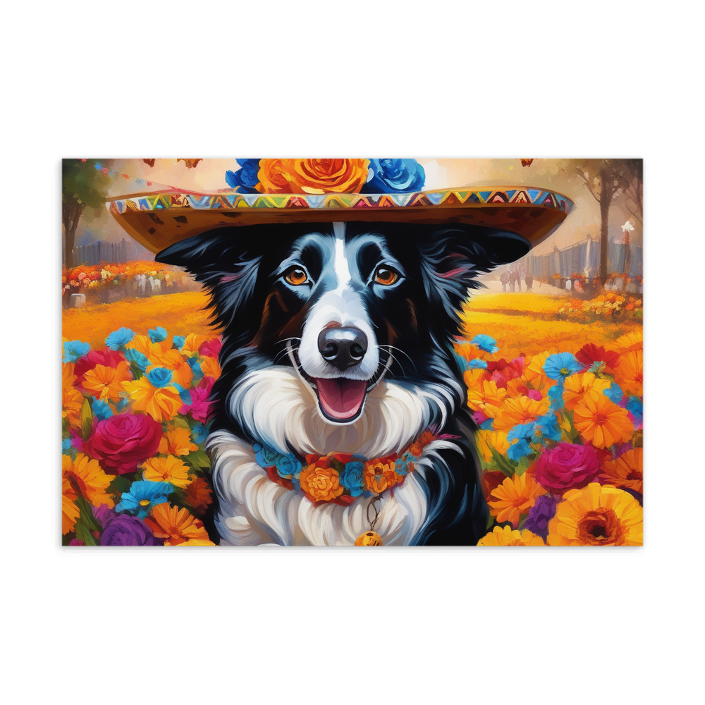 PugMug Custom Border Collie Postcard