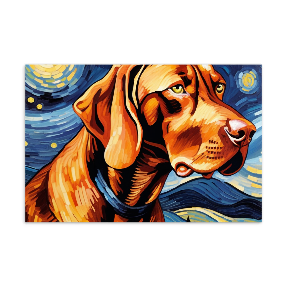 PugMug Custom Vizsla Postcard