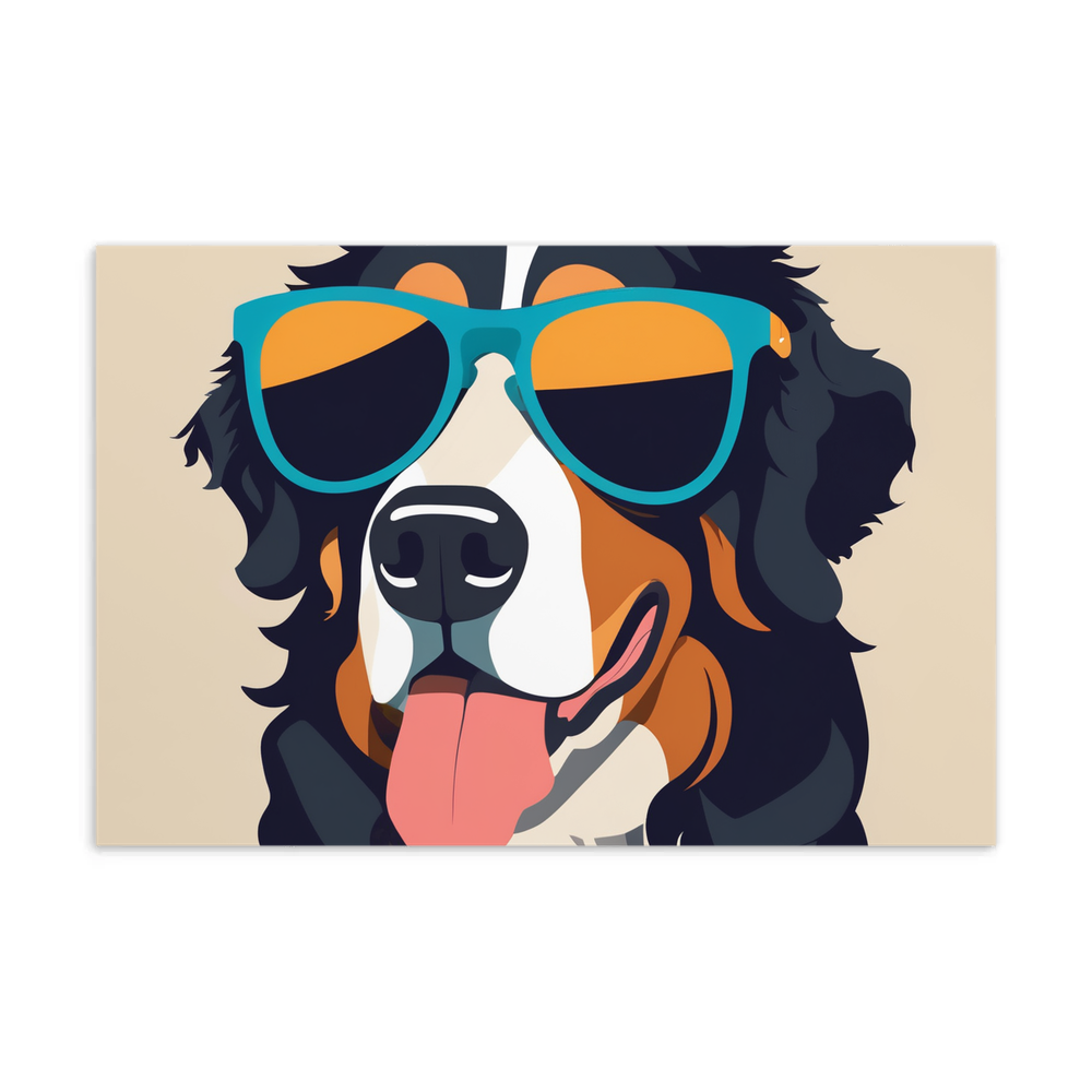 PugMug Custom Bernese Mountain Dog Postcard