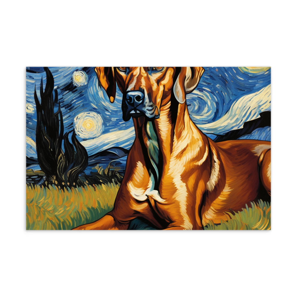PugMug Custom Rhodesian Ridgeback Postcard