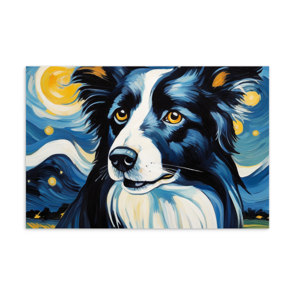 PugMug Custom Border Collie Postcard