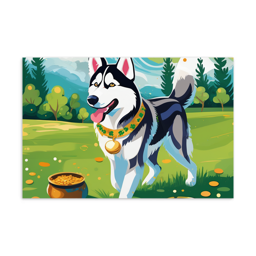 PugMug Custom Siberian Husky Postcard