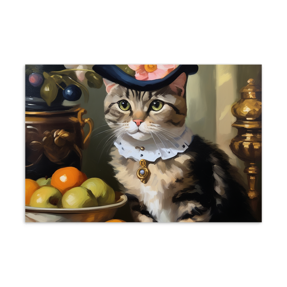 PugMug Custom Tabby Scottish Fold Cat Postcard