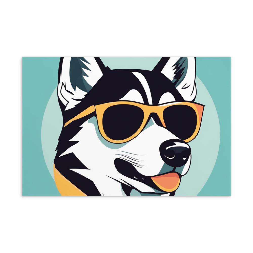 PugMug Custom Siberian Husky Postcard