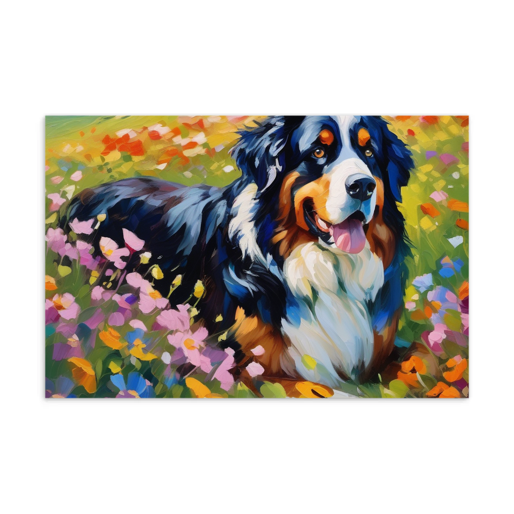 PugMug Custom Bernese Mountain Dog Postcard