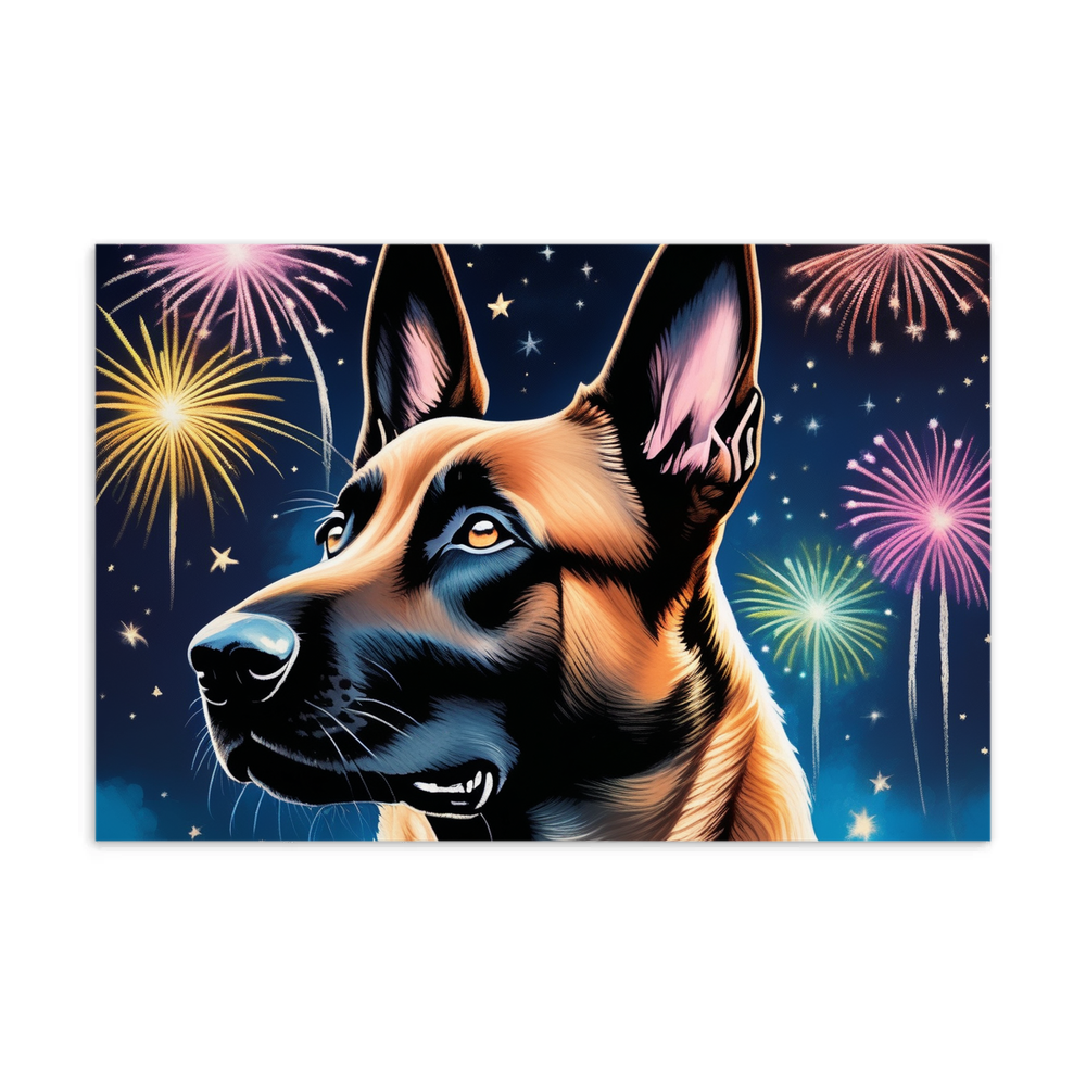 PugMug Custom Belgian Malinois Postcard