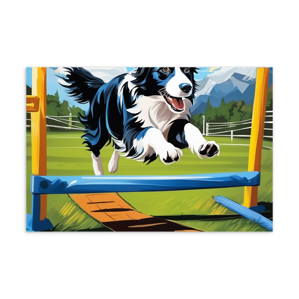 PugMug Custom Border Collie Postcard