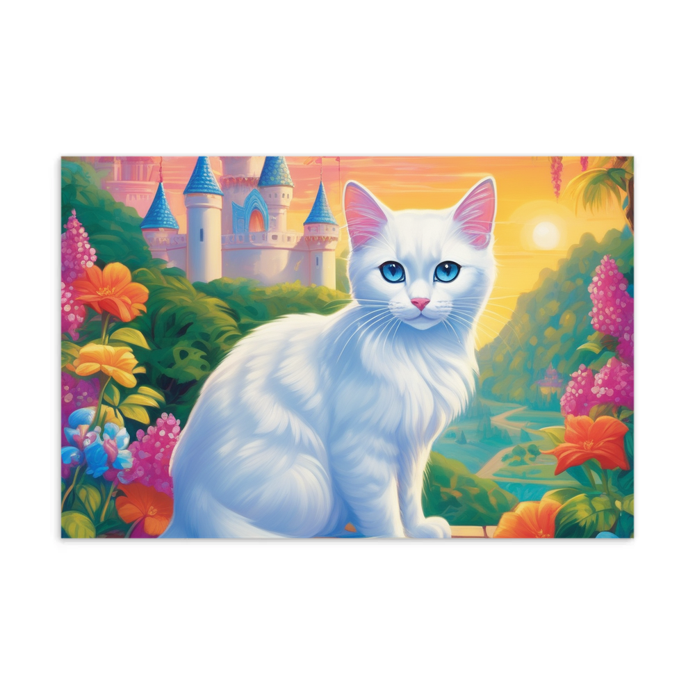 PugMug Custom White Exotic Cat Postcard