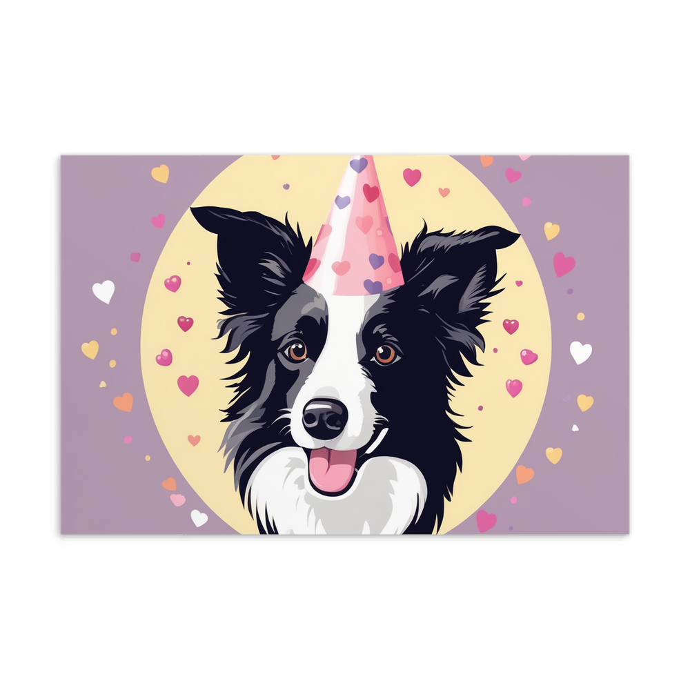 PugMug Custom Border Collie Postcard