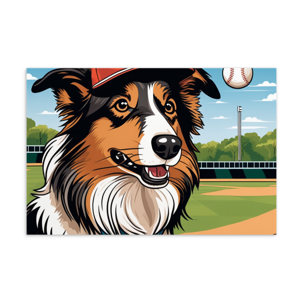PugMug Custom Collie Postcard