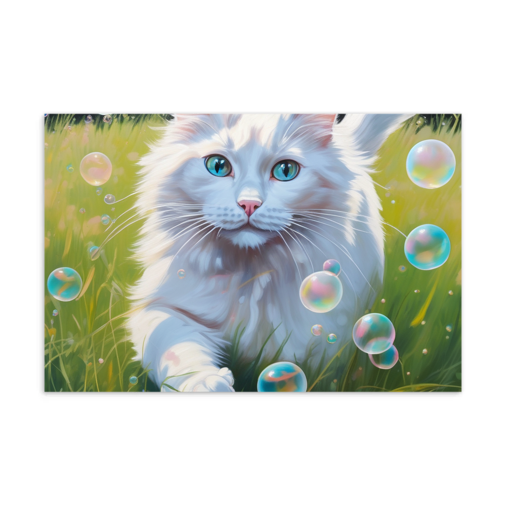 PugMug Custom White Ragdoll Cat Postcard