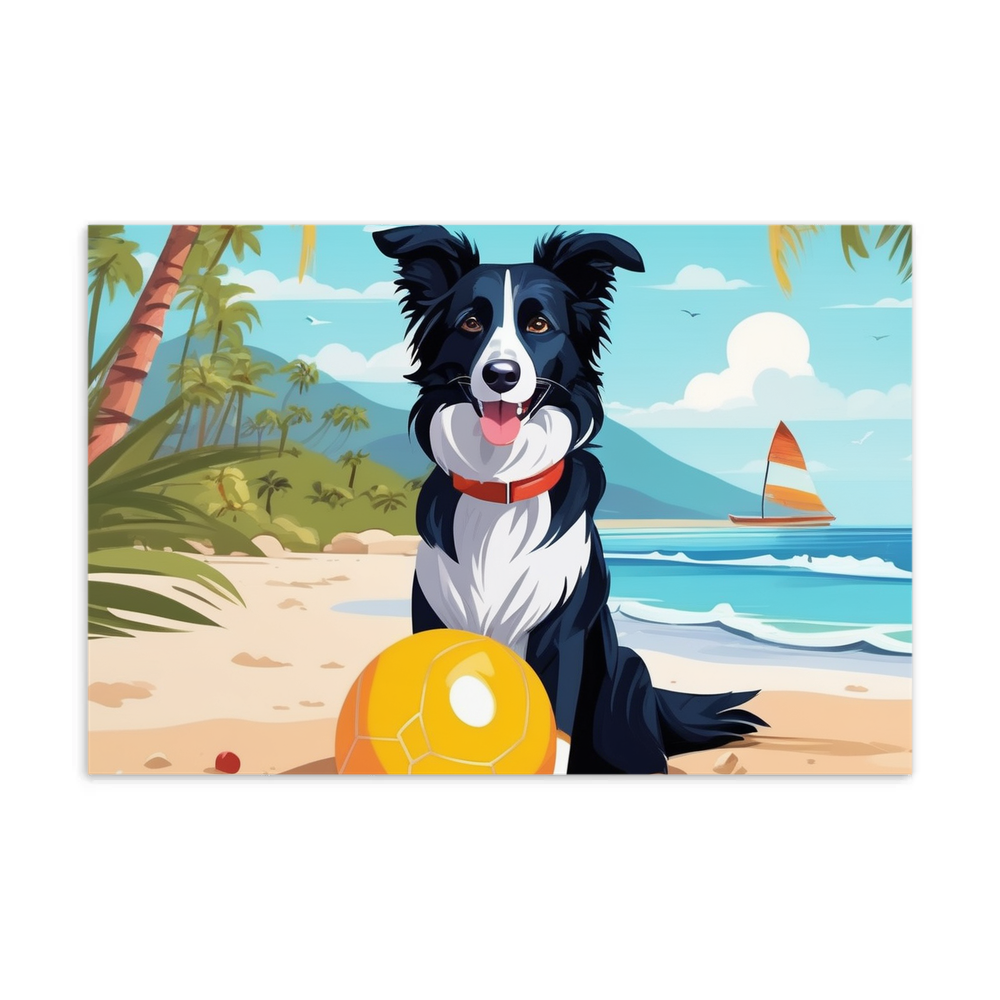 PugMug Custom Border Collie Postcard