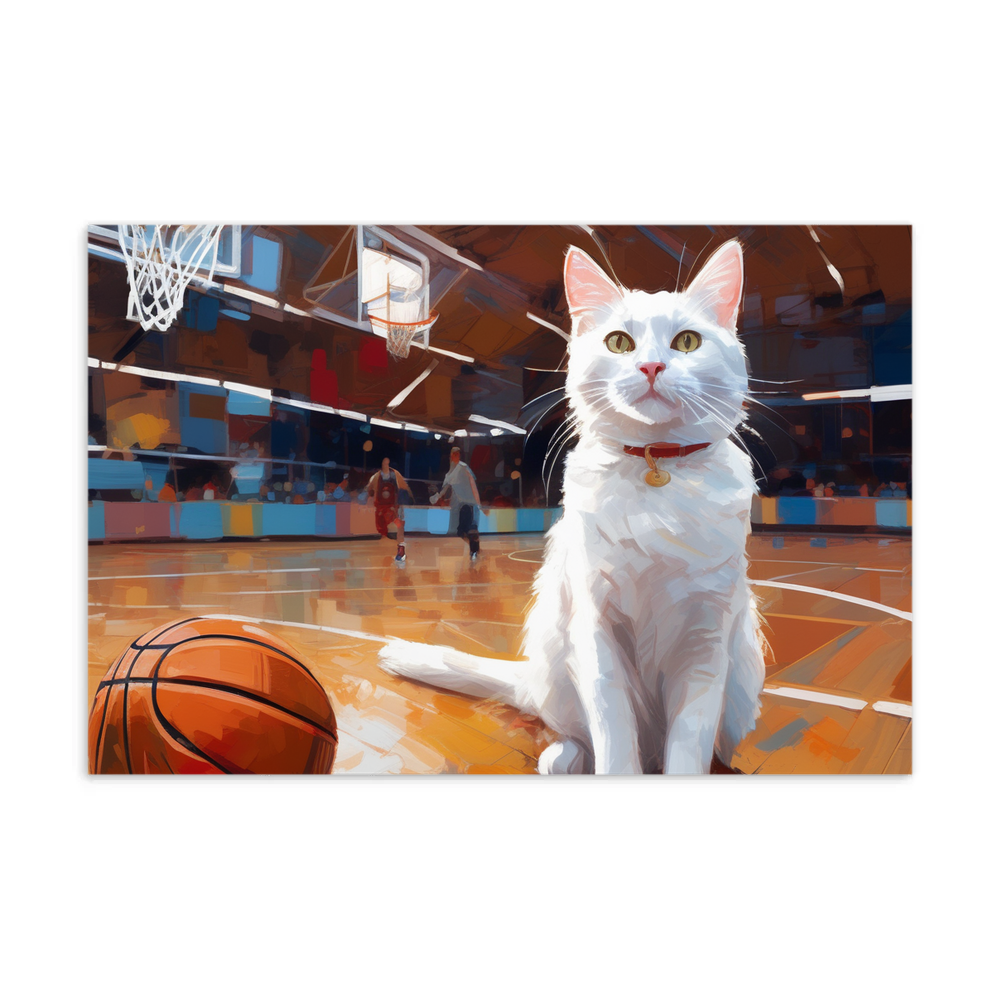 PugMug Custom White Companion Cat Postcard