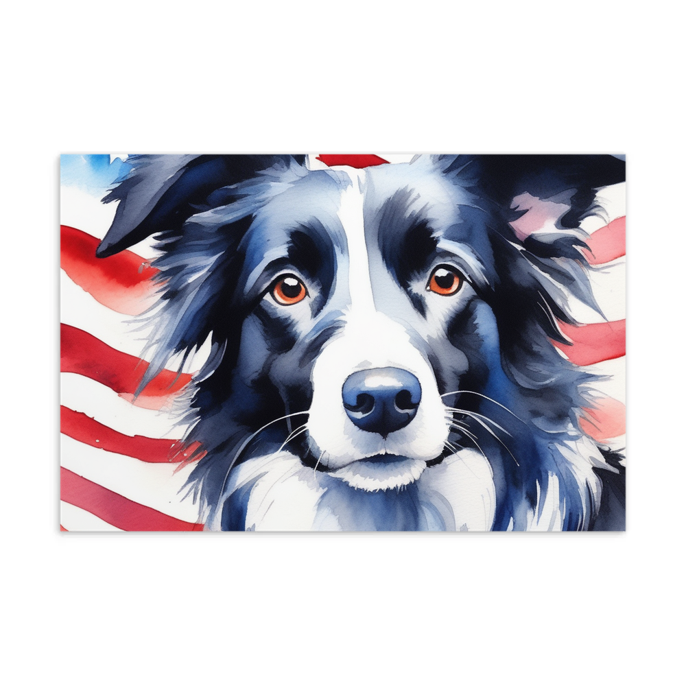 PugMug Custom Border Collie Postcard