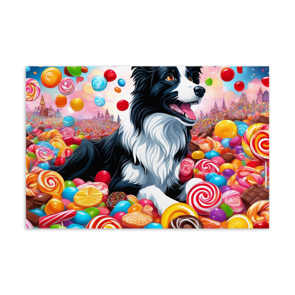 PugMug Custom Border Collie Postcard