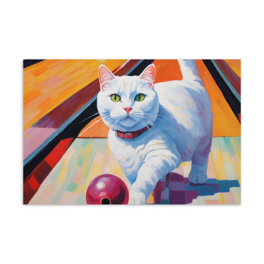 PugMug Custom White Companion Cat Postcard
