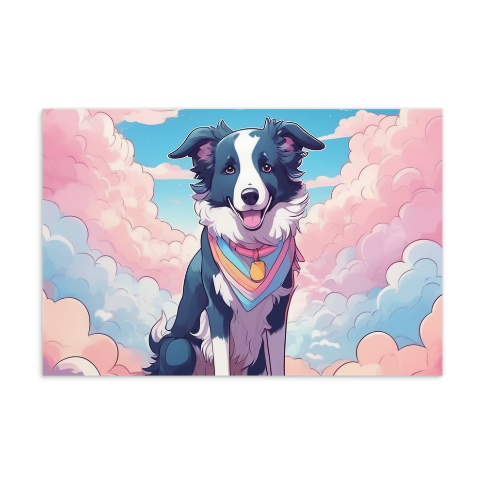 PugMug Custom Border Collie Postcard