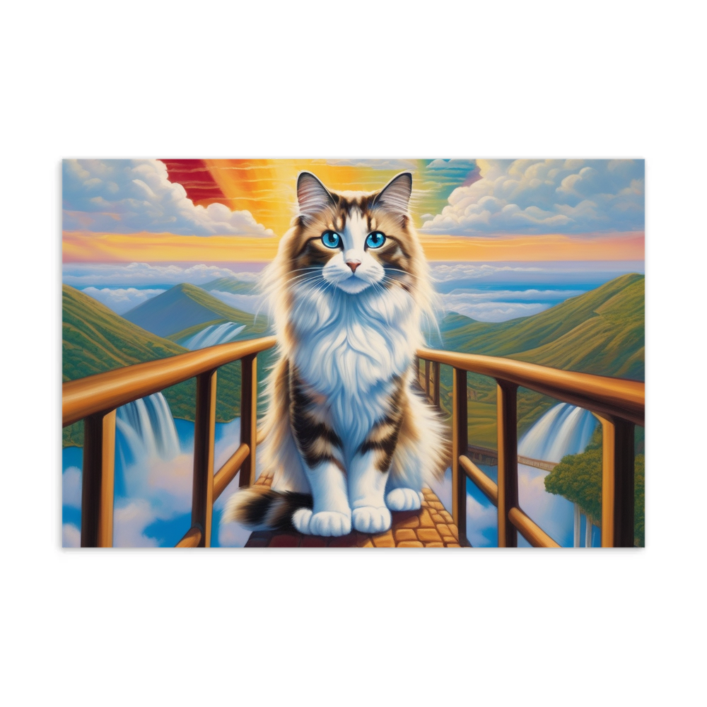 PugMug Custom Tabby Ragdoll Cat Postcard