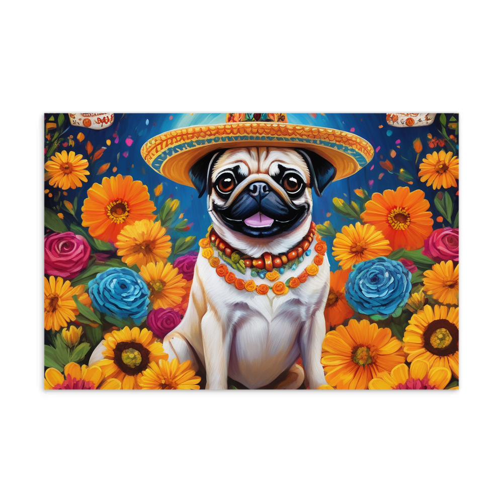 PugMug Custom Pug Postcard