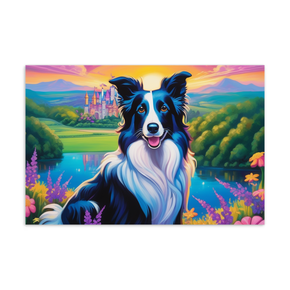 PugMug Custom Border Collie Postcard