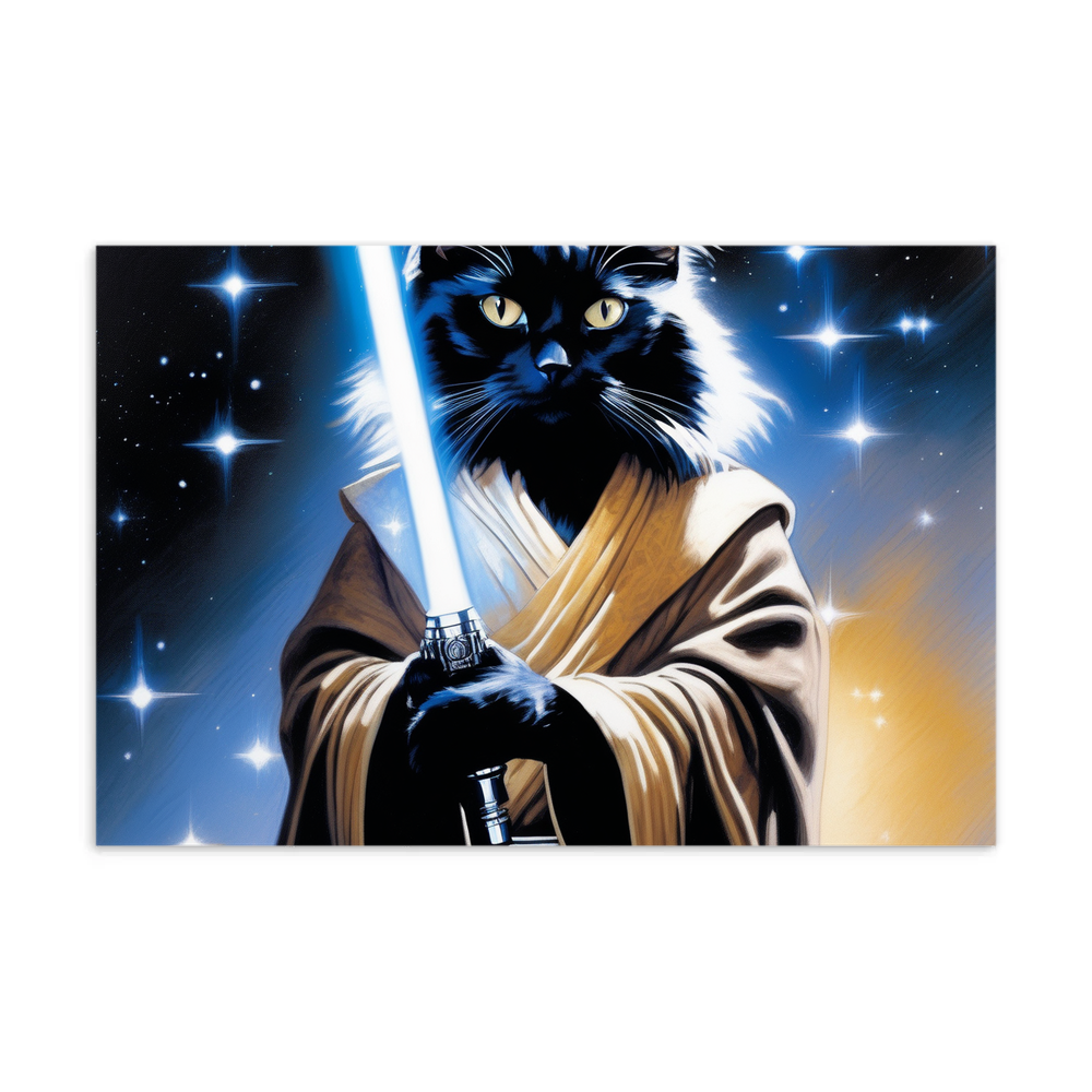 PugMug Custom Black Ragdoll Cat Postcard