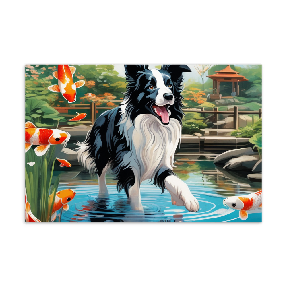 PugMug Custom Border Collie Postcard