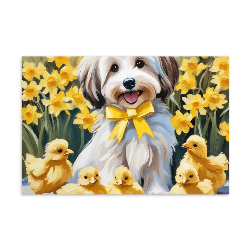 PugMug Custom Tan Havanese Dog Postcard
