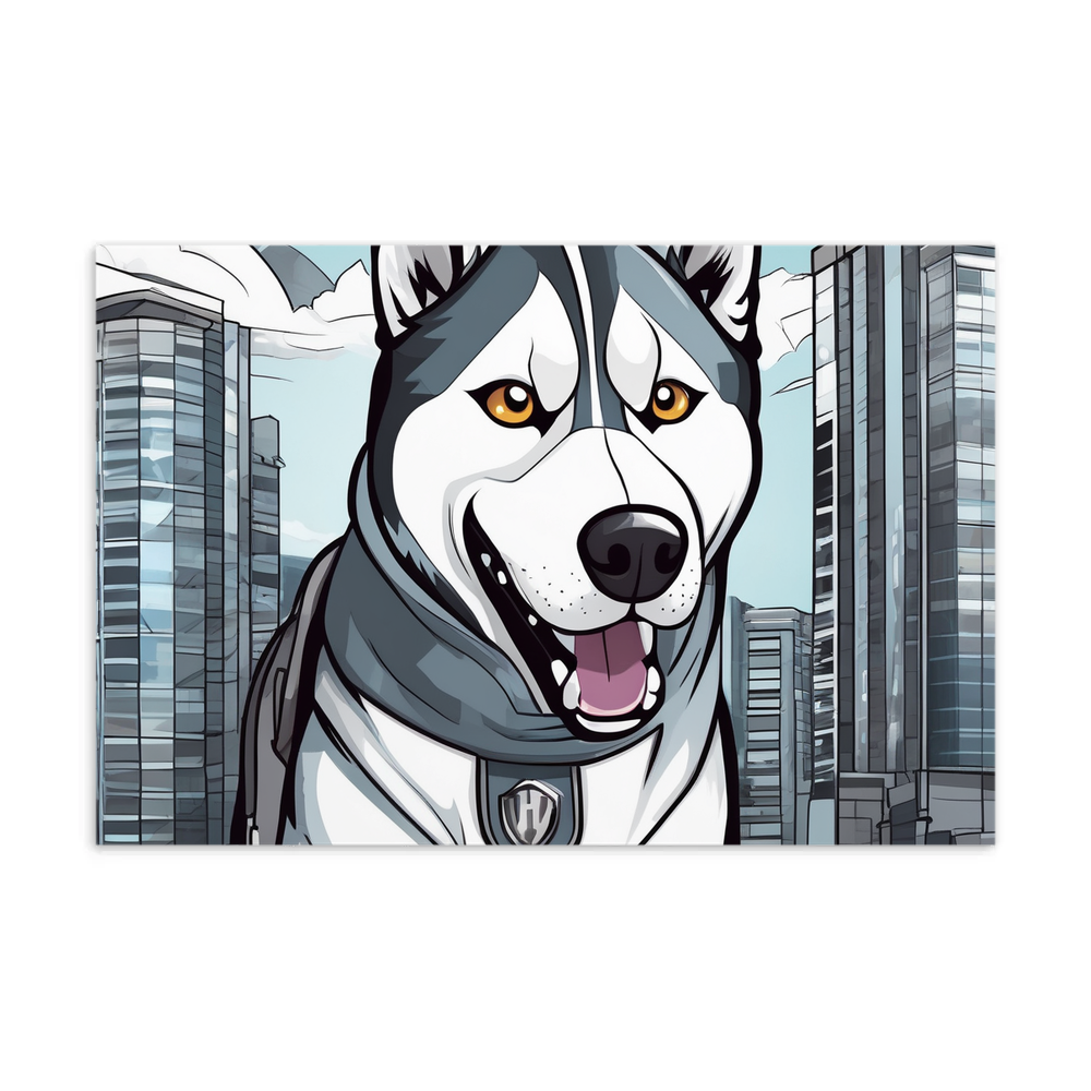 PugMug Custom Siberian Husky Postcard