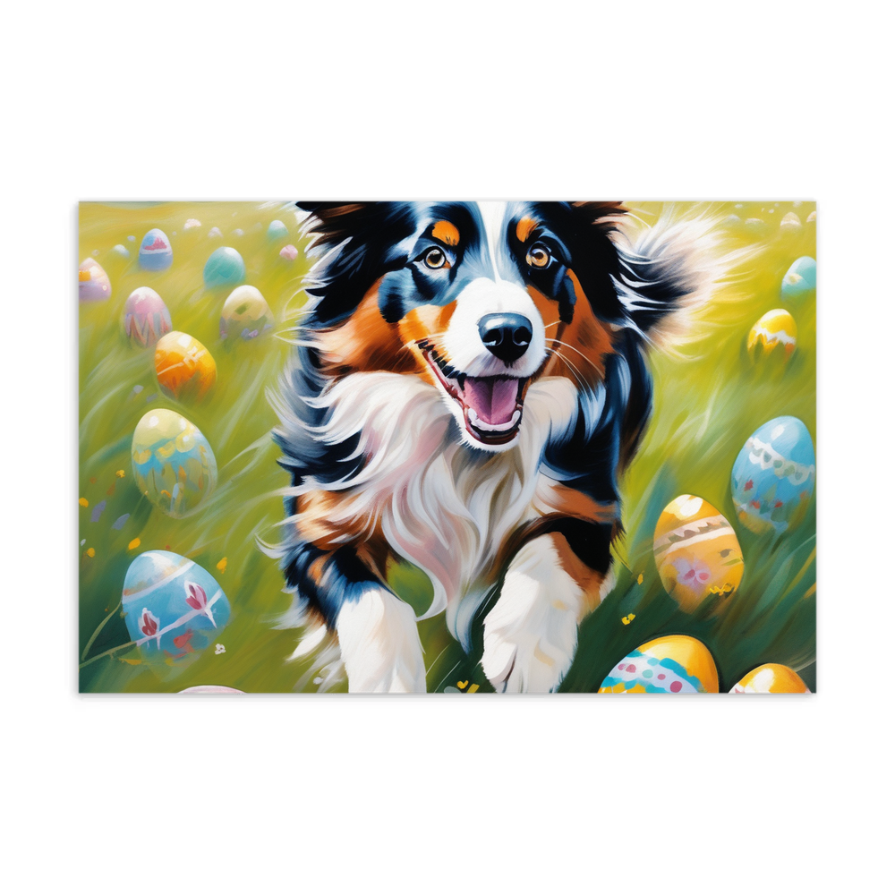 PugMug Custom Australian Shepherd Dog Postcard