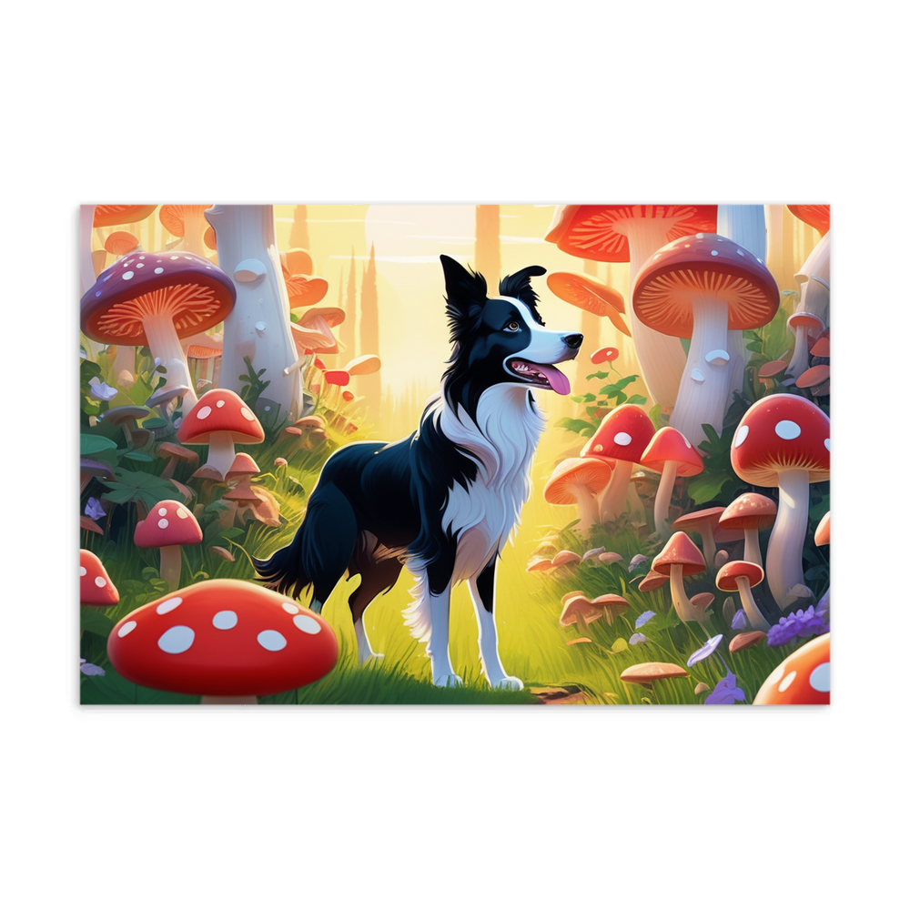 PugMug Custom Border Collie Postcard