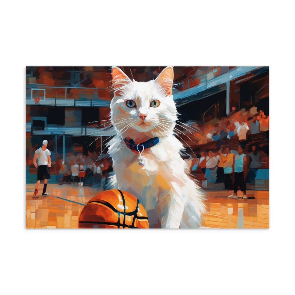 PugMug Custom White Companion Cat Postcard