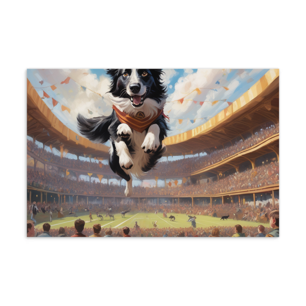 PugMug Custom Border Collie Postcard