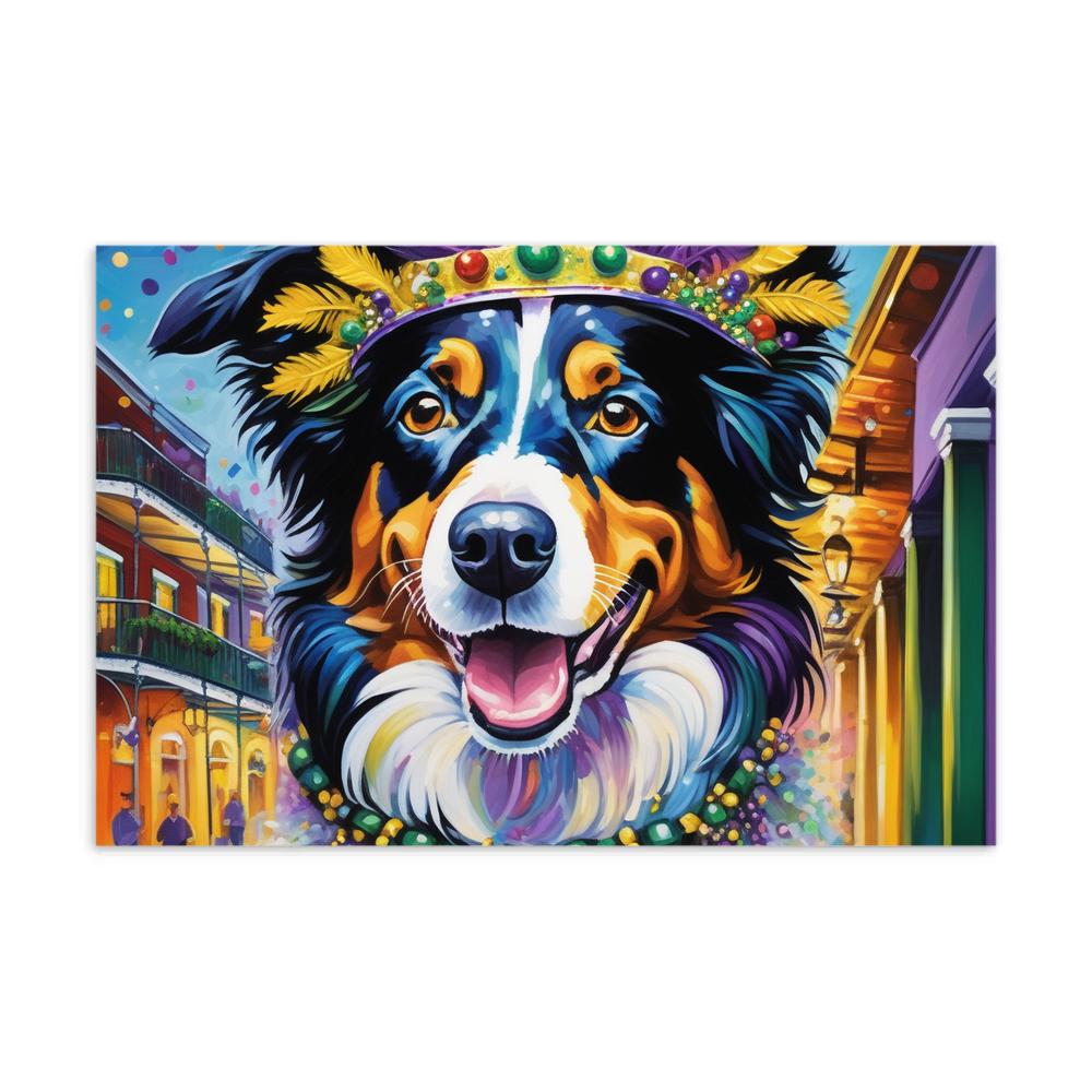 PugMug Custom Border Collie Postcard