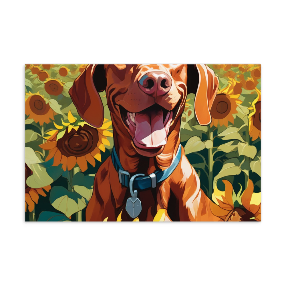 PugMug Custom Vizsla Postcard