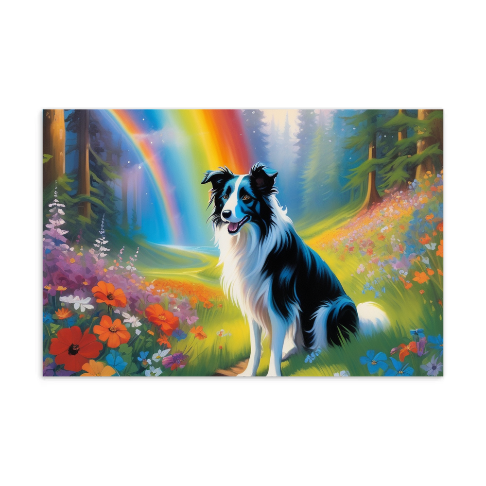 PugMug Custom Border Collie Postcard