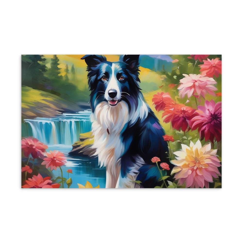 PugMug Custom Border Collie Postcard