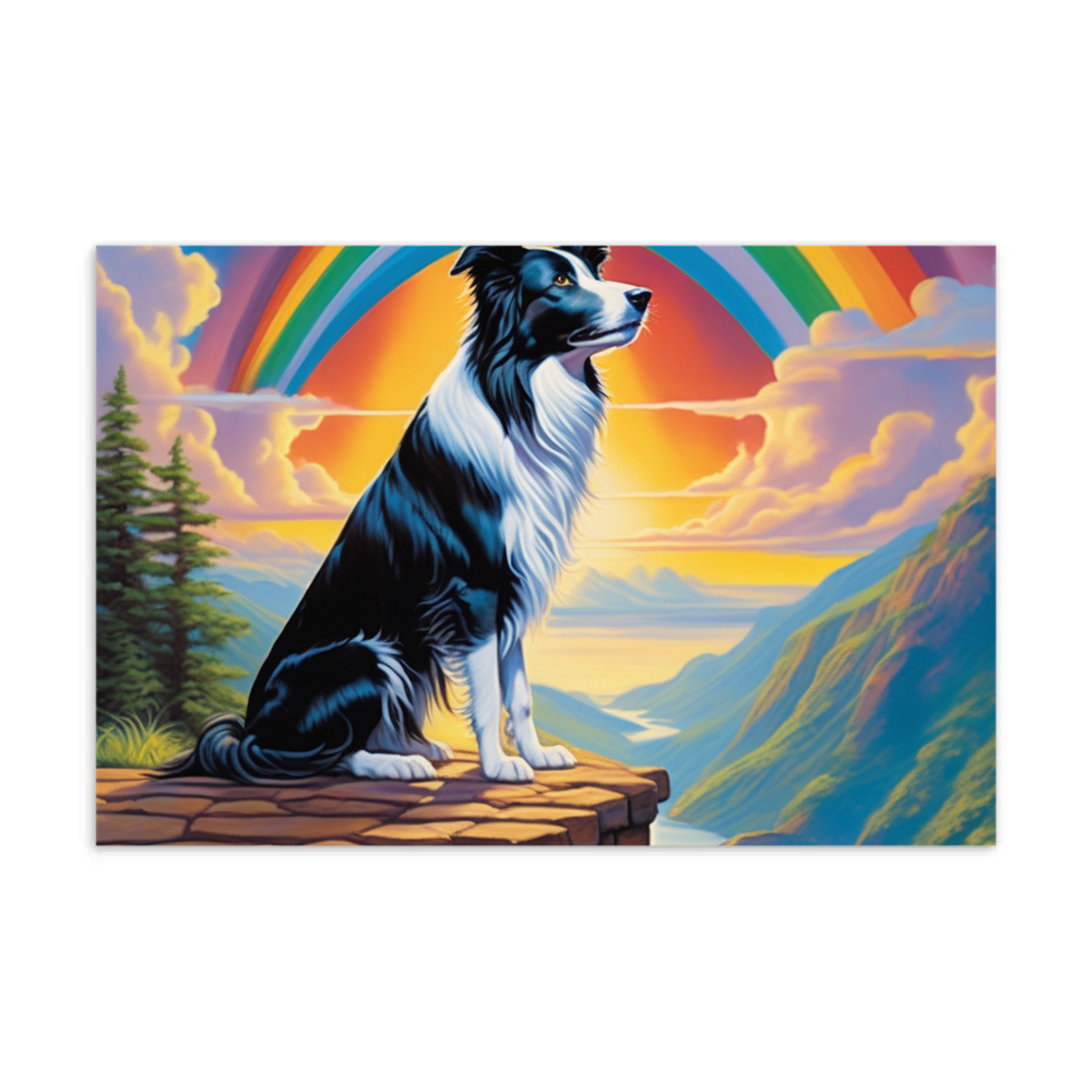 PugMug Custom Border Collie Postcard