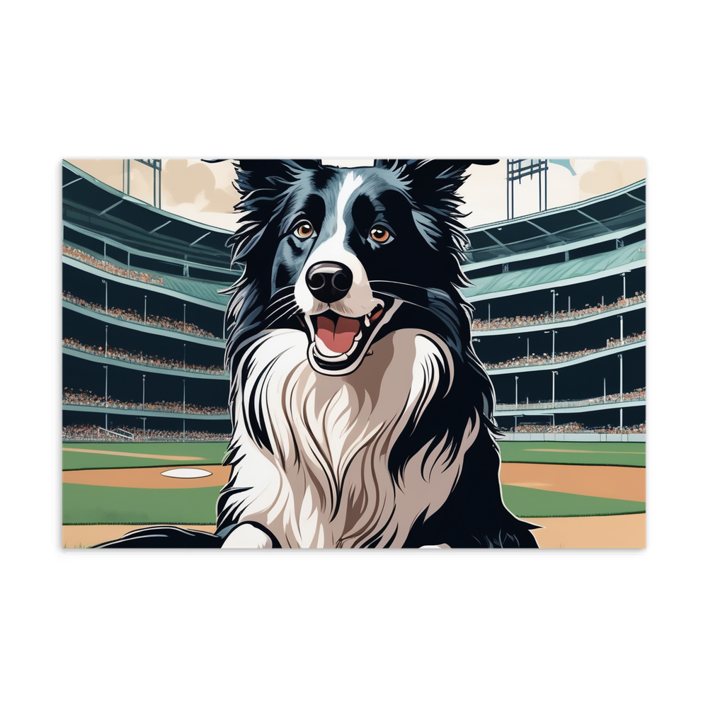 PugMug Custom Border Collie Postcard