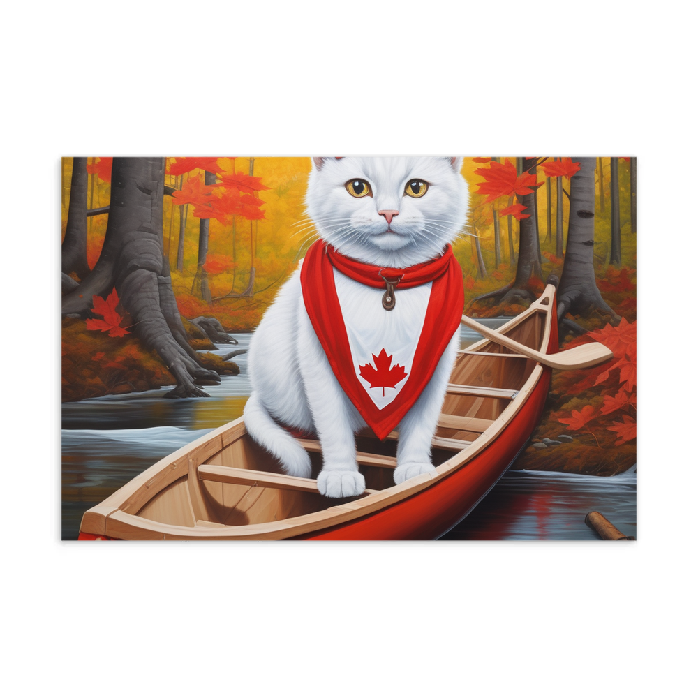 PugMug Custom White Companion Cat Postcard