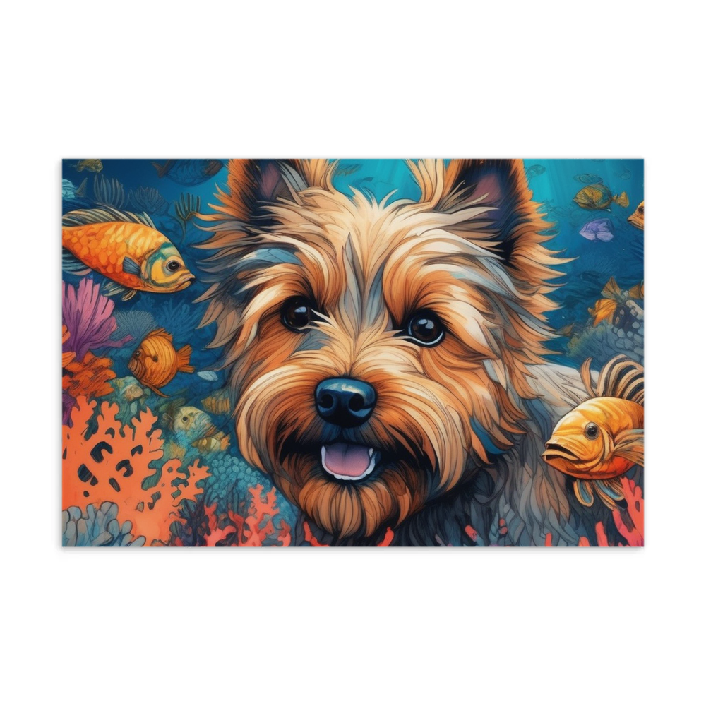 PugMug Custom Cairn Terrier Postcard