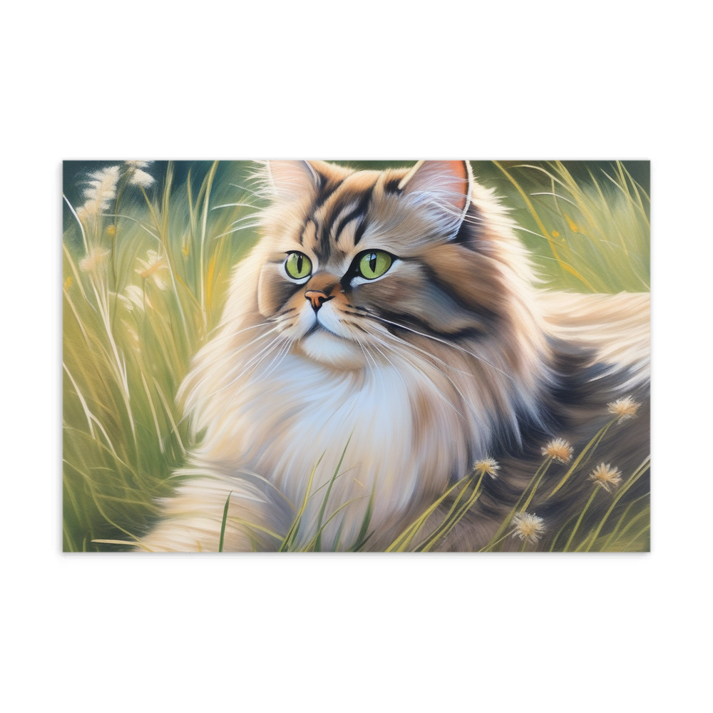 PugMug Custom Tabby Persian Cat Postcard